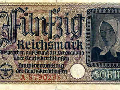 Оккупационная рейхсмарка не пользовалась популярностью...