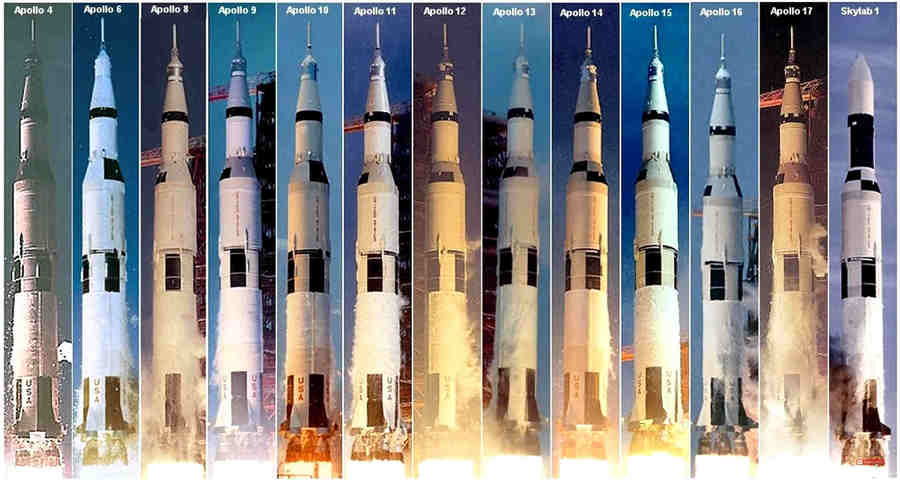 Все Аполлоны на одной картинке