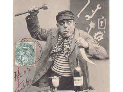 Карикатурный апаш