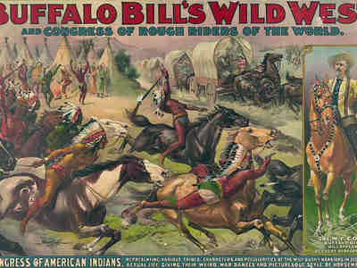 В 1893 году название было изменено на - Дикий Запад Буффало Билла и лихие наездники всего мира