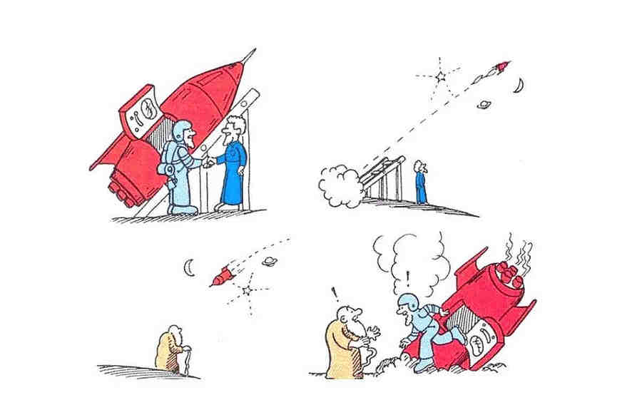 За счет того, что близнец,  который двигался на ракете, летел с большой скоростью, соответственно его часы шли медленнее. Вернувшись  домой через сколько-то лет (допустим через двадцать) по часам у космонавта  прошло буквально там три года.