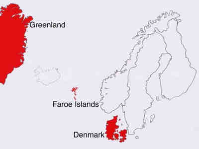 Дания, Фарерские острова и Гренландия
