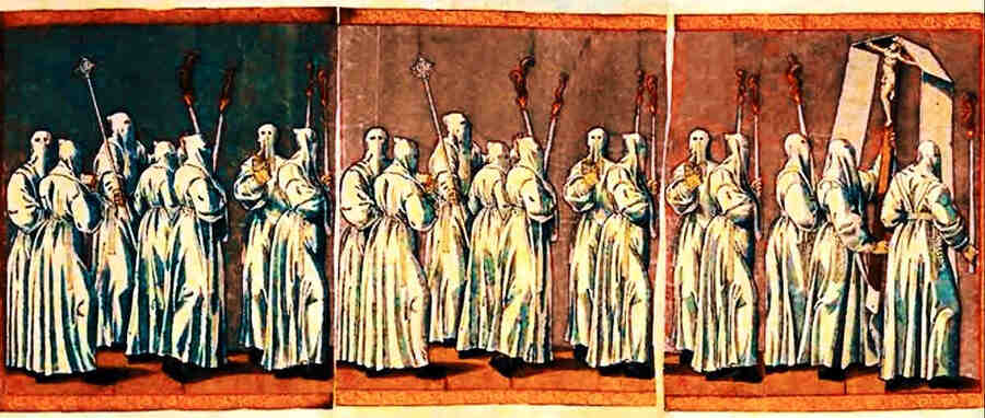 Тысячи жителей Перуджи, Рима, а затем и всей Италии начали хлестать себя кожаными плетями.