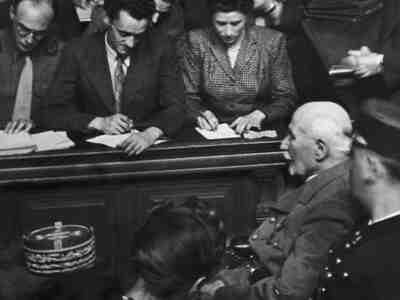 15 августа Петену вынесли приговор - 89-летний маршал признавался  виновным в государственной измене и пособничестве  врагу.