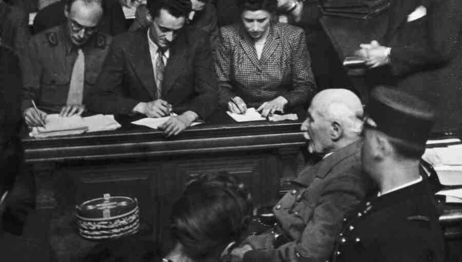 15 августа Петену вынесли приговор - 89-летний маршал признавался  виновным в государственной измене и пособничестве  врагу.