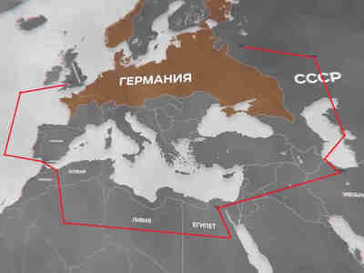 Черчилль приземлился на Ходынском поле в Москве спустя 34 часа после вылета из Англии — другого более безопасного  и короткого маршрута не было.