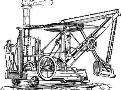 Единственным научным достижением был первый вариант экскаватора, на который рабочие смотрели как на чудо.