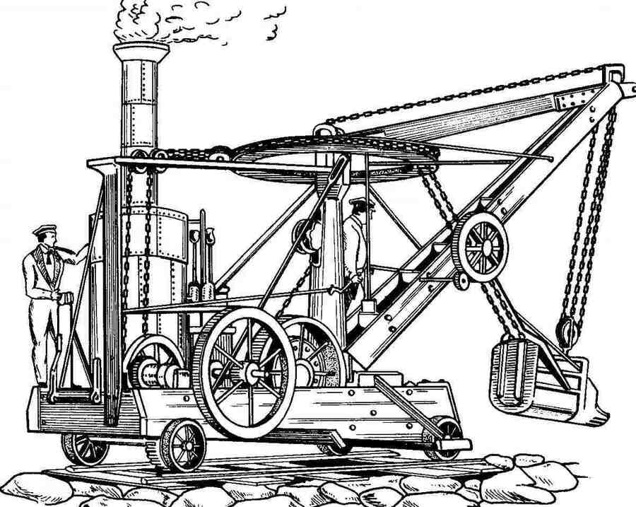Единственным научным достижением был первый вариант экскаватора, на который рабочие смотрели как на чудо.
