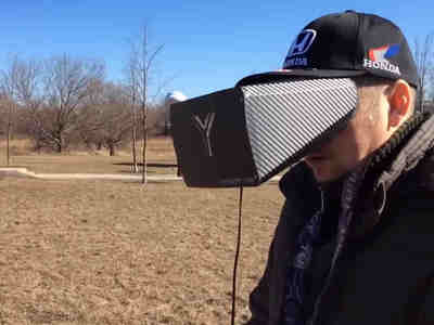 Почему шлем так выглядит? Из-за линзы!