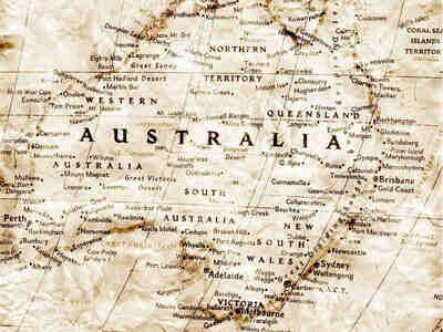 Карта Австралии