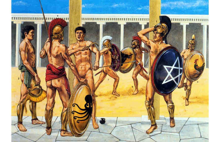 Убей илота незаметно - станешь мужчиной.