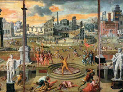 Жертвы Второго триумвирата. Художник А. Карон, 1566