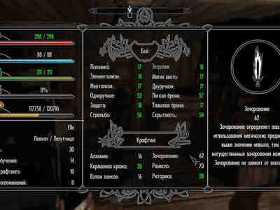 Также игрок получает очки воспоминаний, крафтинга и навыков, которые можно тратить на развитие персонажа.