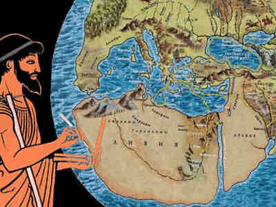 О плавании финикийцев вдоль побережья Африки сообщает греческий историк Геродот, который писал, что именно финикийцы доказали, что Африка со всех сторон, кроме Синая, окружена морями. Кстати, других прямых доказательств путешествия НЕТ.