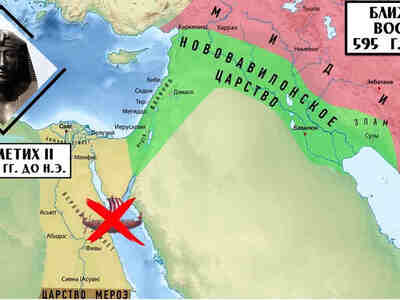 В пятьсот девяносто пятом году до нашей эры Нехо II умирает, а его сын Псамметих II отказывается от морских экспедиций и освоения африканского побережья и вступает в длительную борьбу с соседями - вавилонянами и мэруитами.